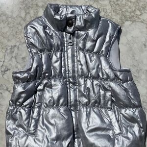 Buffalo David Bitton Shiny Silver Jacket
